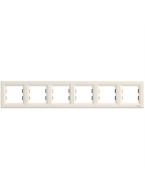 Schneider Asfora Krem Altılı Çerçeve - EPH5800623