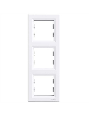 Schneider Asfora Beyaz Üçlü Dikey Çerçeve - EPH5810321