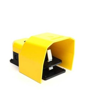 Emas PPKS11BX10 PPK Serisi Plastik Korumalı 1NO+1NC Tekli Sarı Plastik Pedal