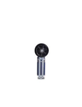 Emas L51K13MEL123A Metal Gövde 50 mm Lastik Ayarlanabilir Kollu Makara Ayarlı Makara Ani Hareketli 1NO+1NC Sınır Şalter