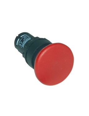 Emas MB102MK MB Serisi Plastik 1NO+1NC Yaylı 40 mm Mantar Kırmızı 22 mm Buton