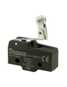 Emas MN1MIM1Y Metal Kısa Kollu Makaralı 1CO MN1 Serisi Plastik Mini Switch