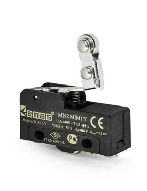Emas MN2MIM1Y Metal Kısa Kollu Makaralı 1CO MN2 Serisi Plastik Mini Switch