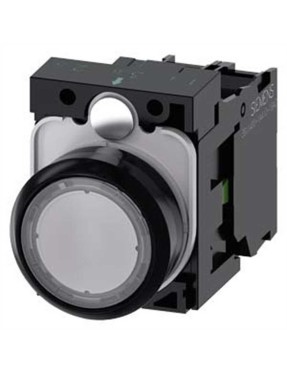 Siemens 3Su1102 0Ab70 1Ba0 Sirius Act Plastik Renksiz Komple Işıklı Yay Dönüşlü Butonlar 24 Ac Dc 1No