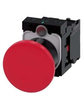 Siemens 3Su1100 1Ba20 1Ca0 Sirius Act Plastik Çek Kur 1Nc Komple Acil Stop Mantar Butonlar 40Mm