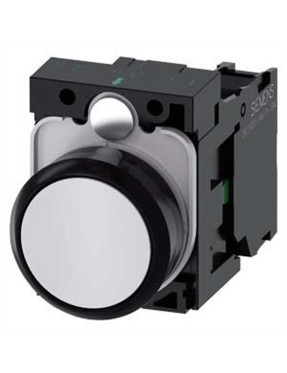 Siemens 3Su1100 0Ab60 1Ba0 Sirius Act Plastik Beyaz Komple Yay Dönüşlü Butonlar 1No
