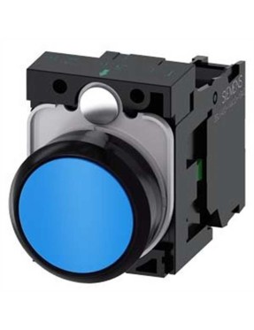 Siemens 3Su1100 0Ab50 1Ba0 Sirius Act Plastik Mavi Komple Yay Dönüşlü Butonlar 1No