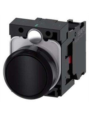 Siemens 3Su1100 0Ab10 1Ca0 Sirius Act Plastik Siyah Komple Yay Dönüşlü Butonlar 1Nc
