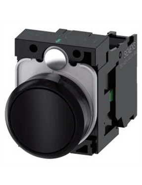 Siemens 3Su1100 0Ab10 1Ba0 Sirius Act Plastik Siyah Komple Yay Dönüşlü Butonlar 1No