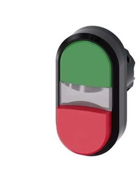 Siemens 3Su1000 3Bb42 0Aa0 Sirius Act Plastik İkiz Buton Kırmızı Yeşil