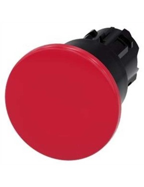 Siemens 3Su1000 1Ba20 0Aa0 3Su Kırmızı Mantar Buton Kafası 40 Mm Plastik