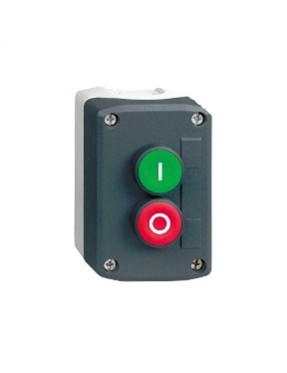 Schneider XALD213 Start Stop Butonu Kutusu (1-0) İşaretli Koyu Gri İstasyon - Yeşil Sıva Altı/kırmızı Sıva Altı Buton Ø22 yaylı dönüş