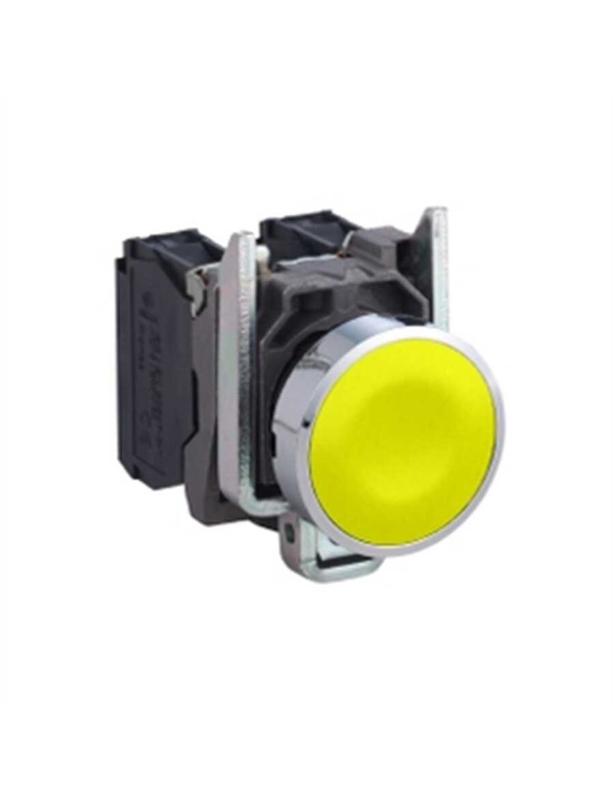 Schneider XB4BA51 22 mm Sarı Yaylı Buton Schneider Xb4Ba51 22 mm Sarı Yaylı Buton