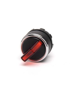Emas BDSL30K Yedek (II-0-I) 60° Seçici Kalıcı Işıklı Kırmızı Buton Kafası