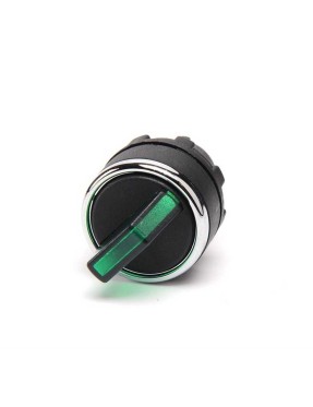 Emas BDSL30Y Yedek (II-0-I) 60° Seçici Kalıcı Işıklı Yeşil Buton Kafası