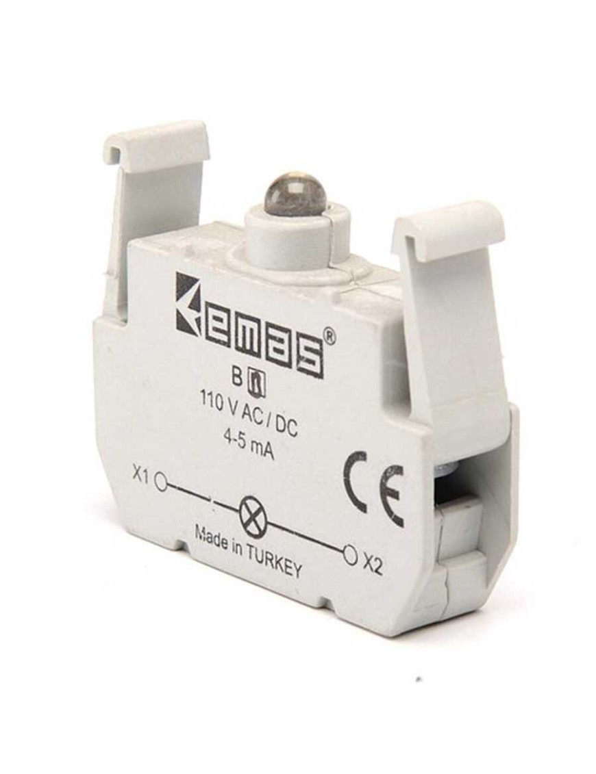 Emas BB Yedek LED'li 100-230V AC Beyaz Sinyal Blok Emas Bb B Sinyal Beyaz LedLi Blok 100-230 V Ac