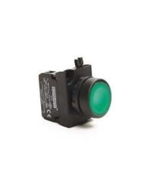 Emas CP200DY CP Serisi Plastik 1NC Yaylı Düz Yeşil 22 mm Buton