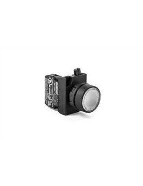 Emas CP100DB CP Serisi Plastik 1NO Yaylı Düz Beyaz 22 mm Buton