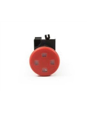 Emas CP200EP CP Serisi Plastik 1NC Acil Stop 40 mm Çekmeli Pencereli Kırmızı 22 mm Buton