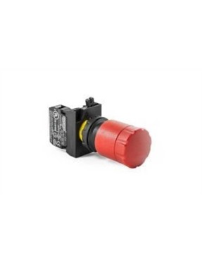 Emas CP200ECN30 CP Serisi Plastik 1NC Acil Stop 30 mm Çekmeli Kırmızı 22 mm Buton