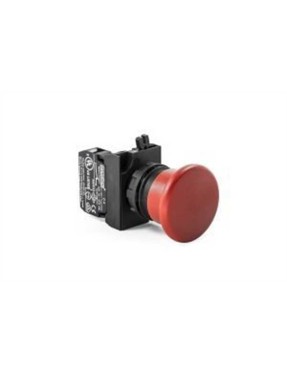 Emas CP200MK CP Serisi Plastik 1NC Yaylı 40 mm Mantar Kırmızı 22 mm Buton