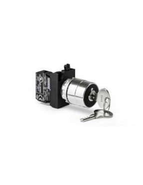 Emas CM100AC20 CM Serisi Metal 1NO (0-I) 60° Anahtarlı Kalıcı Tüm Pozisyonlarda Anahtarı Çıkan 22 mm Buton
