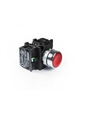 Emas CM305DK CM Serisi Metal 2NO+2NC Yaylı Düz Kırmızı 22 mm Buton