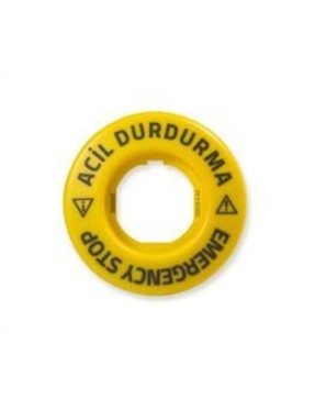 Emas BET60FLASH1 Aksesuar 24V AC/DC Flash Yanar (EMERGENCY-ACİL DURDURMA) Baskılı LED'li Etiket