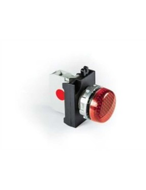 Emas CM0K0XK CM Serisi Metal LED'li 100-230V AC Kırmızı 22 mm Sinyal
