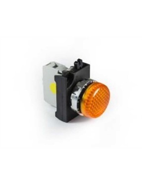 Emas CM0S0XS CM Serisi Metal LED'li 100-230V AC Sarı 22 mm Sinyal
