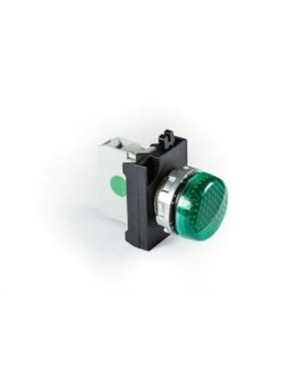 Emas CM0Y0XY CM Serisi Metal LED'li 100-230V AC Yeşil 22 mm Sinyal