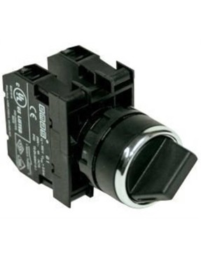 Emas B101T20 B Serisi Plastik 2NO (0-I) 90° Seçici Kalıcı 22 mm Buton