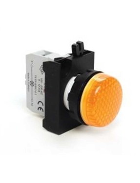Emas CP0S0XS CP Serisi Plastik LED'li 100-230V AC Sarı 22 mm Sinyal