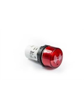 Emas MBZS024S MB Serisi Plastik LED'li 24V AC/DC 22 mm Buzzer