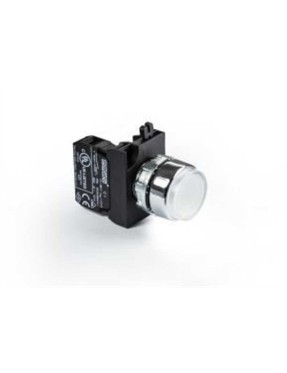 Emas CM100HB CM Serisi Metal 1NO Yaylı Çıkık Beyaz 22 mm Buton