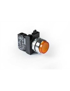 Emas CM100HS CM Serisi Metal 1NO Yaylı Çıkık Sarı 22 mm Buton