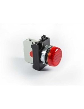Emas CM060XK CM Serisi Metal LED'li 12-30V AC/DC Kırmızı 22 mm Sinyal