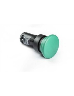 Emas MB202MY MB Serisi Plastik 2NC Yaylı 40 mm Mantar Yeşil 22 mm Buton