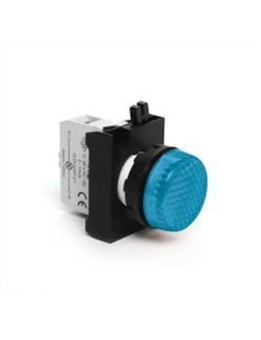 Emas CP070XM CP Serisi Plastik LED'li 12-30V AC/DC Mavi 22 mm Sinyal