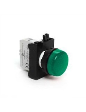 Emas CP090XY CP Serisi Plastik LED'li 12-30V AC/DC Yeşil 22 mm Sinyal