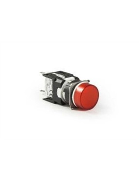 Emas D060YXK D Serisi Plastik LED'li 12-30V AC/DC Yuvarlak Kırmızı 16 mm Sinyal