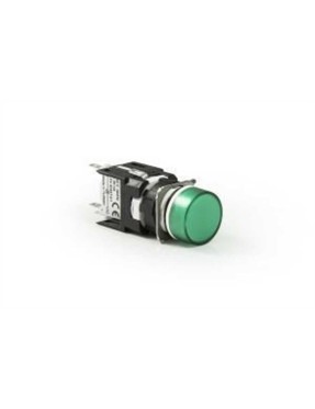 Emas D090YXY D Serisi Plastik LED'li 12-30V AC/DC Yuvarlak Yeşil 16 mm Sinyal