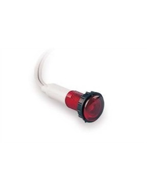 Emas S100LK S Serisi Plastik LED'li 230V AC Kırmızı 10 mm Sinyal