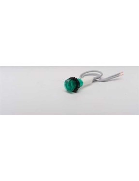 Emas S100LY S Serisi Plastik LED'li 230V AC Yeşil 10 mm Sinyal
