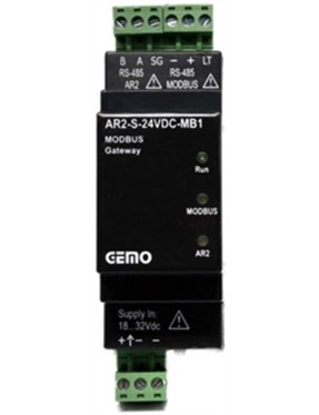 Gemo AR2-S-24VDC-MB1 Modbus Ağ Bağlantısı Cihazı (AR2-A-14D, AR2-A-12D2A ve AR2-P Serisi İçin)