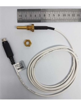 Gemo AR2-PTC-S-130C Sıcaklık Sensörü 1,5m Silikon Kablolu (2 telli) PTC Sensör, Uç çapı 6 mm (-50°C ... +130°C)