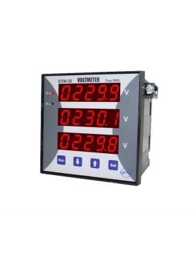 ENTES EVM-35-96 (SINIF: 0,5) 24, 250 VAC/DC BESLEMELİ VOLTMETRE