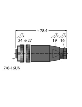 Turck 6904717 B4151-0-9 FİELDBUS SİSTEMLERİ İÇİN AKSESUARLAR