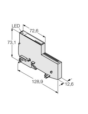 Turck 6827227 BL20-E-8DI-24VDC-P BL20 EKONOMİ MODÜL