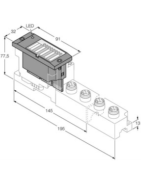 Turck 6827179 BL67-2AO-I BL67 ELEKTRONİK MODÜL